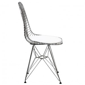 Tower Dining Side Chair in White LC024
