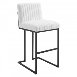 Black Mild Steel Upholstered Fabric Bar stool LC-838D-C