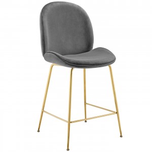 Beetle Chair Counter stool Gold Legs LC-717A