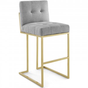 Gold Mild Steel Bar stool LC-838B