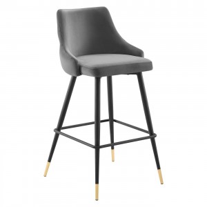 Velvet Fabric Bar Stool LC-912H