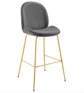 Beetle Barheight Chair Gold Legs LC-718A