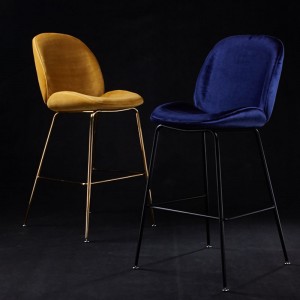 Beetle Barheight Chair Gold Legs LC717A