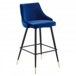 Velvet Fabric Bar Stool LC-912H