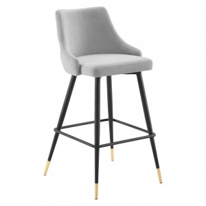 Velvet Fabric Bar Stool LC-912H