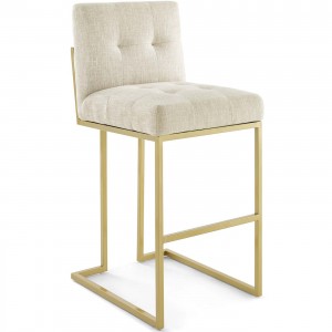 Gold Mild Steel Bar stool LC-838B