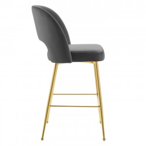 Performance Velvet Bar Stool LC-853