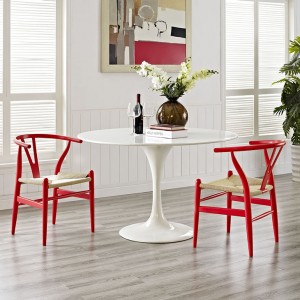Amish Dining Metal Armchair in Red LC-532