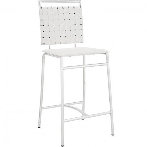 Fuse Counter Stool in White LC-039L