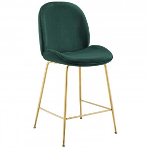 Beetle Chair Counter stool Gold Legs LC-717A