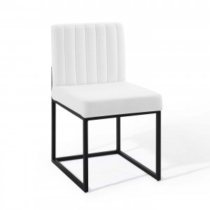 Black Metal  Fabric Dining Chair LC-817