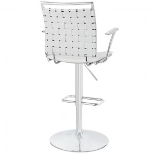Fuse Adjustable Bar Stool in White LC-045L
