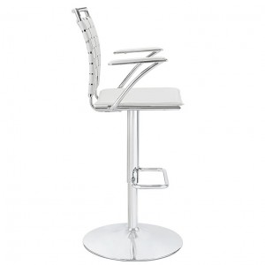 Fuse Adjustable Bar Stool in White LC-045L