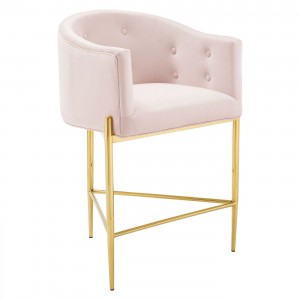 Velvet Counter Stool LC-963