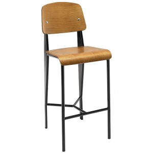 Cabin Counter Stool in Walnut LC616