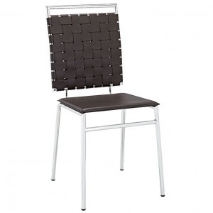 Fuse Dining Side Chair in Brown LC-038