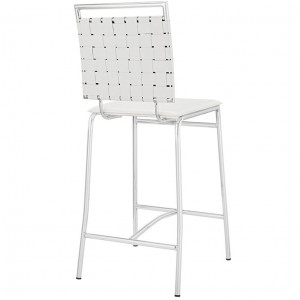 Fuse Counter Stool in White LC-039L