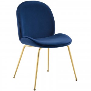 Beetle Chair Gold Legs LC-716A
