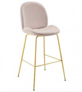 Beetle Barheight Chair Gold Legs LC-718A