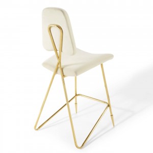 Ponder Performance Velvet Bar Stool LC-907