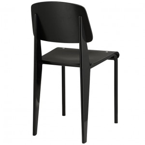 Cabin Dining Side Chair in Black LC615