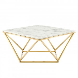 Gold Metal Coffee Table LT-922